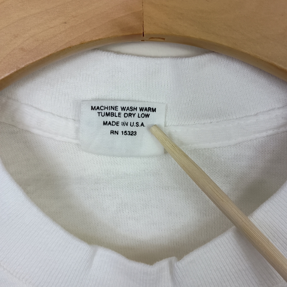 Vintage 80s LA California T Shirt White Large Short Sleeve Single Stitch USA - Picture 8 of 15